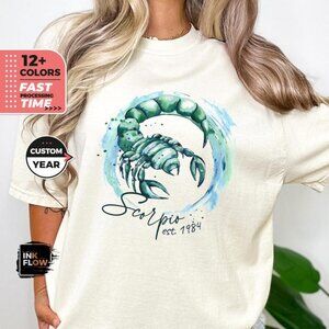 Custom Scorpio T-Shirt, October November Birthday Shirt